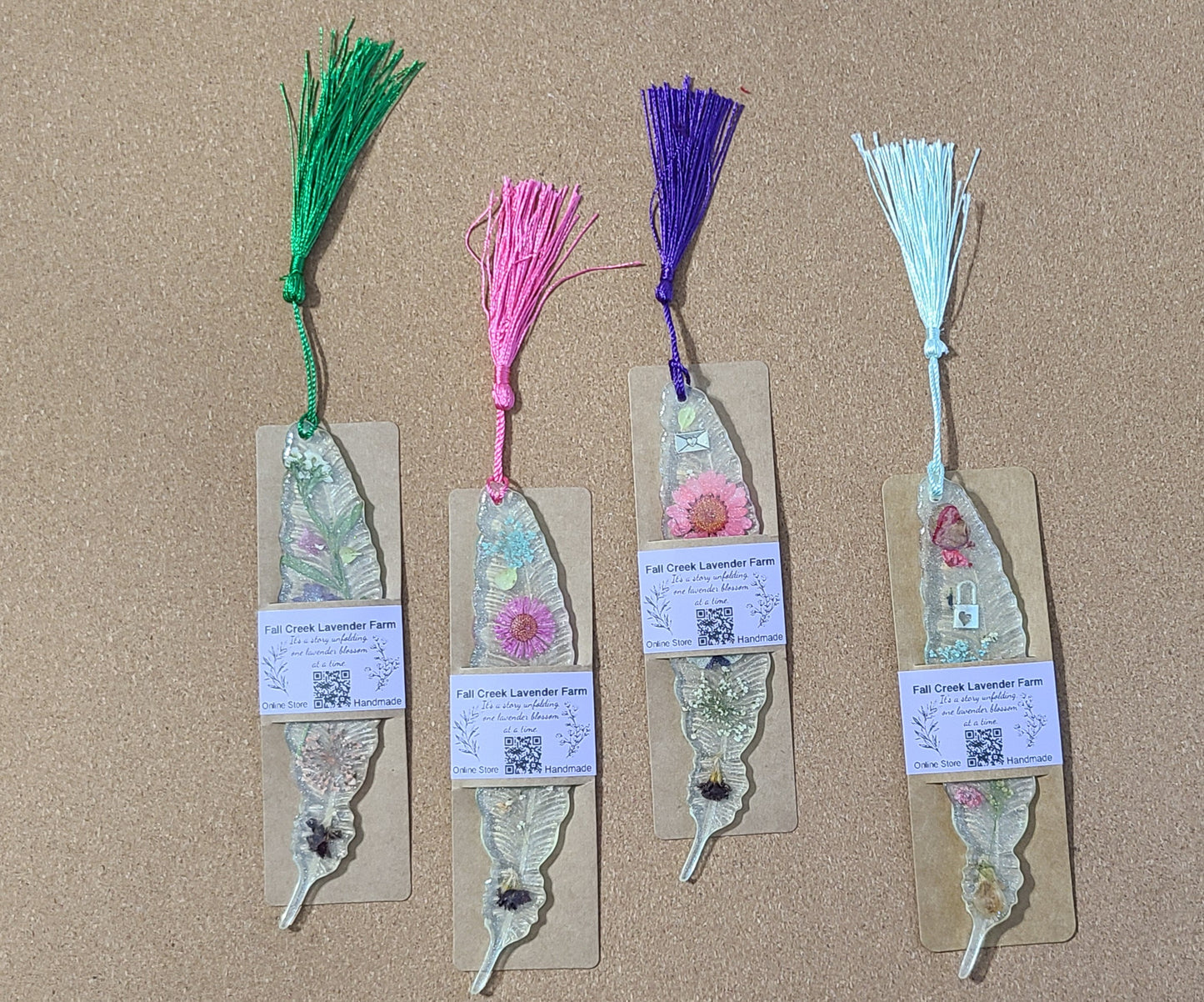 Dried Flower Bookmark