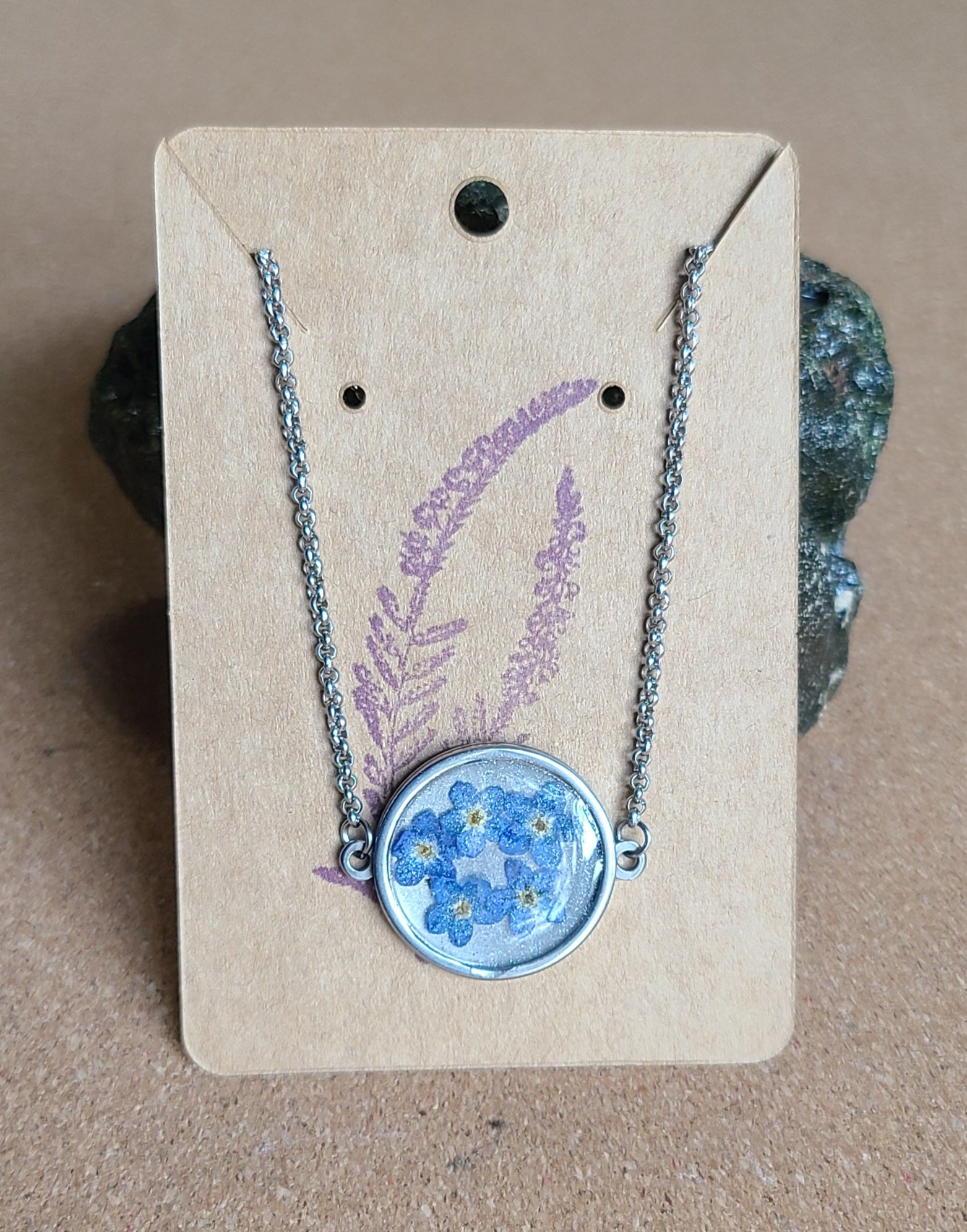 lavender flower bracelet Dried Flower Bracelet