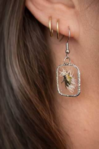 Dried Flower Earrings