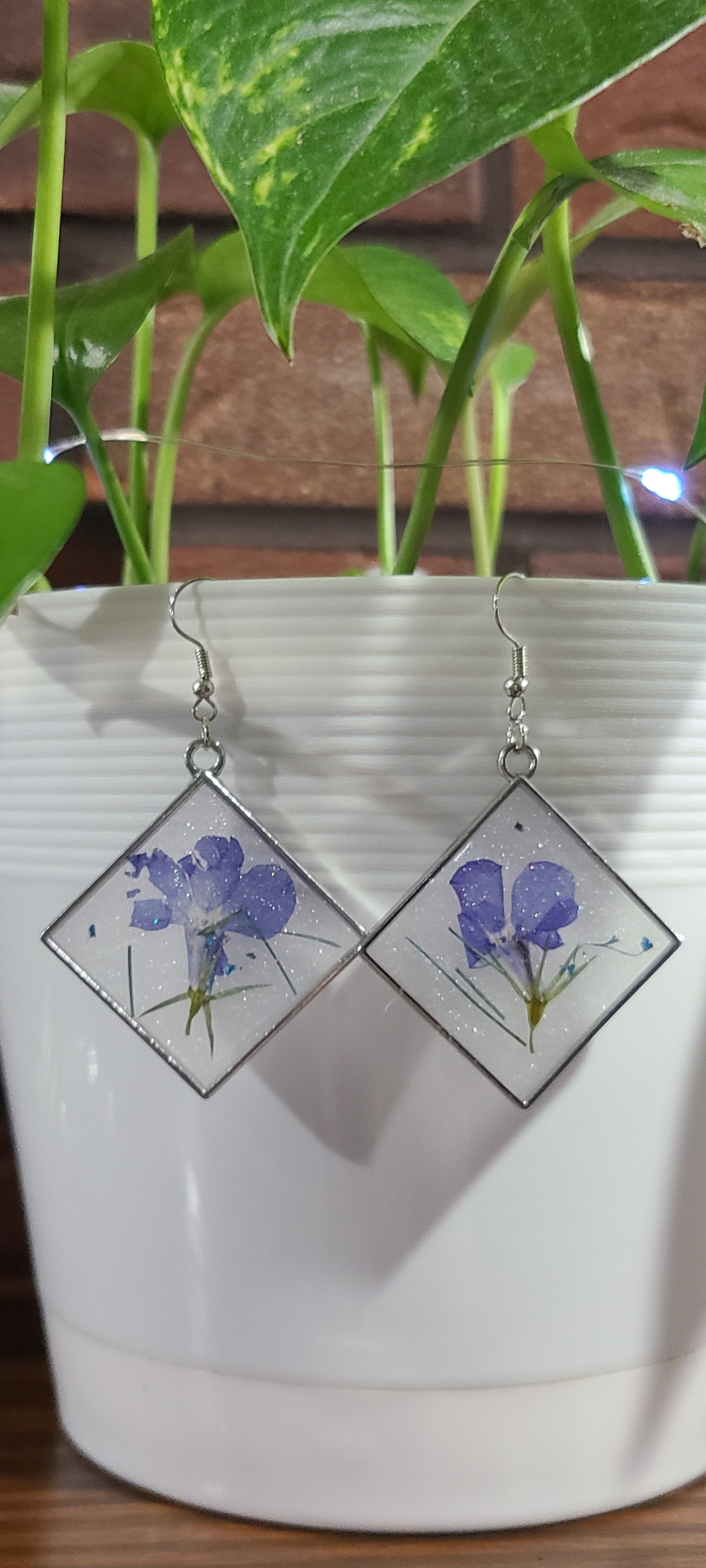 Dried Flower Earrings