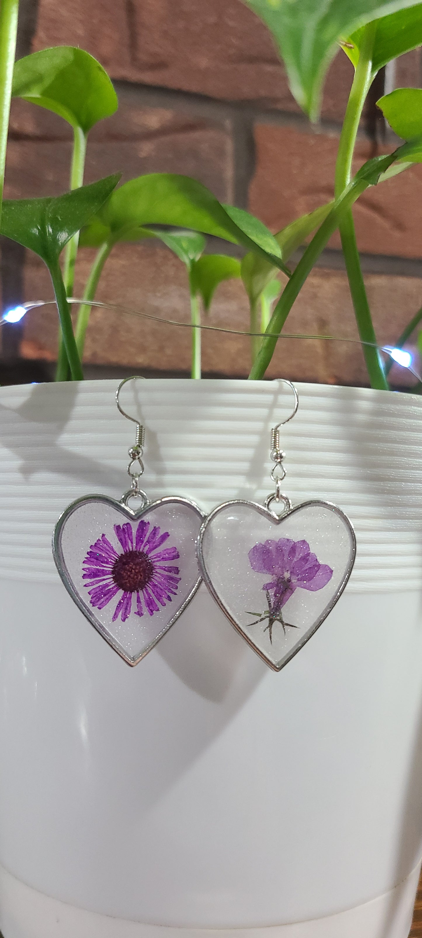 Dried Flower Earrings