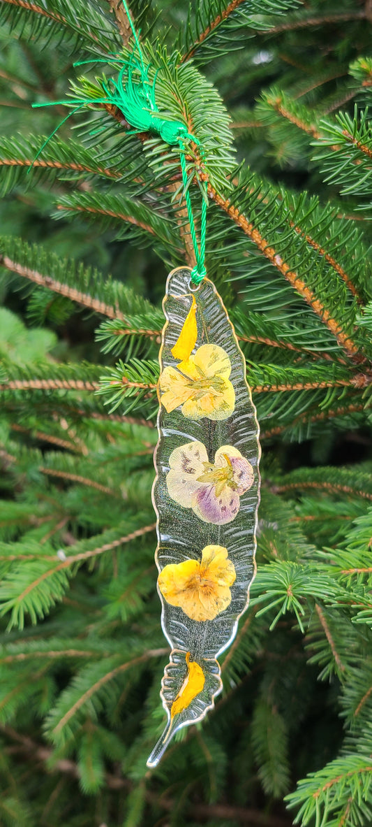 Dried Flower Bookmark