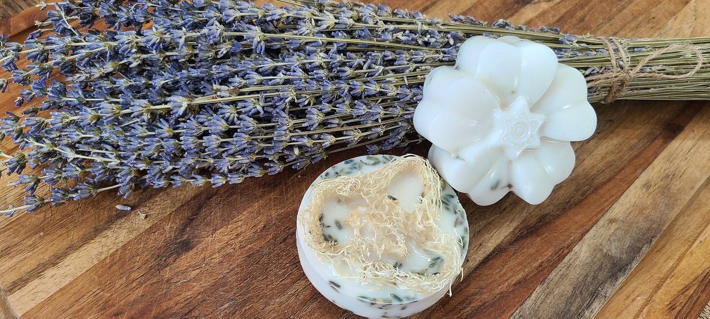 Lavender & Goat Milk Loofah Soap