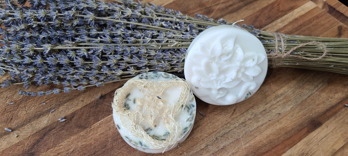 Lavender & Goat Milk Loofah Soap