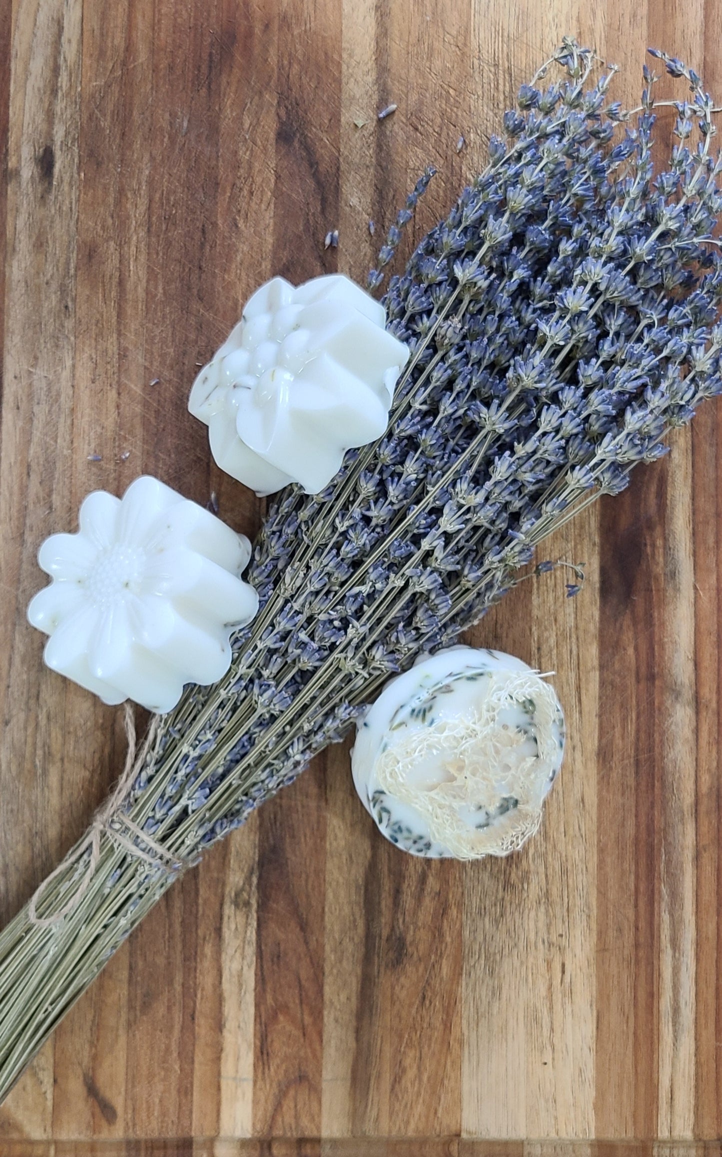 Lavender & Goat Milk Loofah Soap