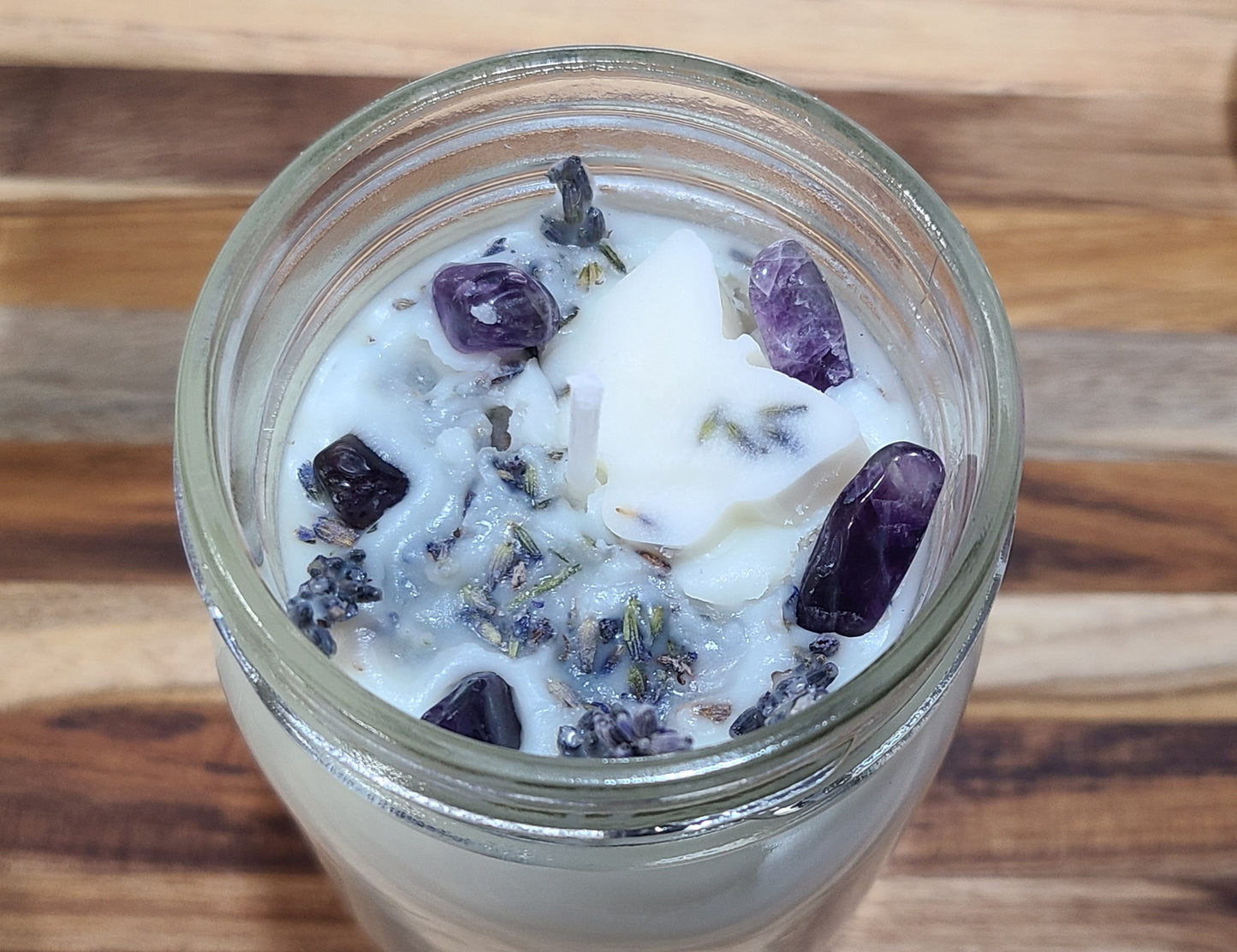 Lavender & Amethyst Soy Candle