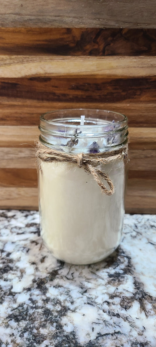 Lavender & Amethyst Soy Candle