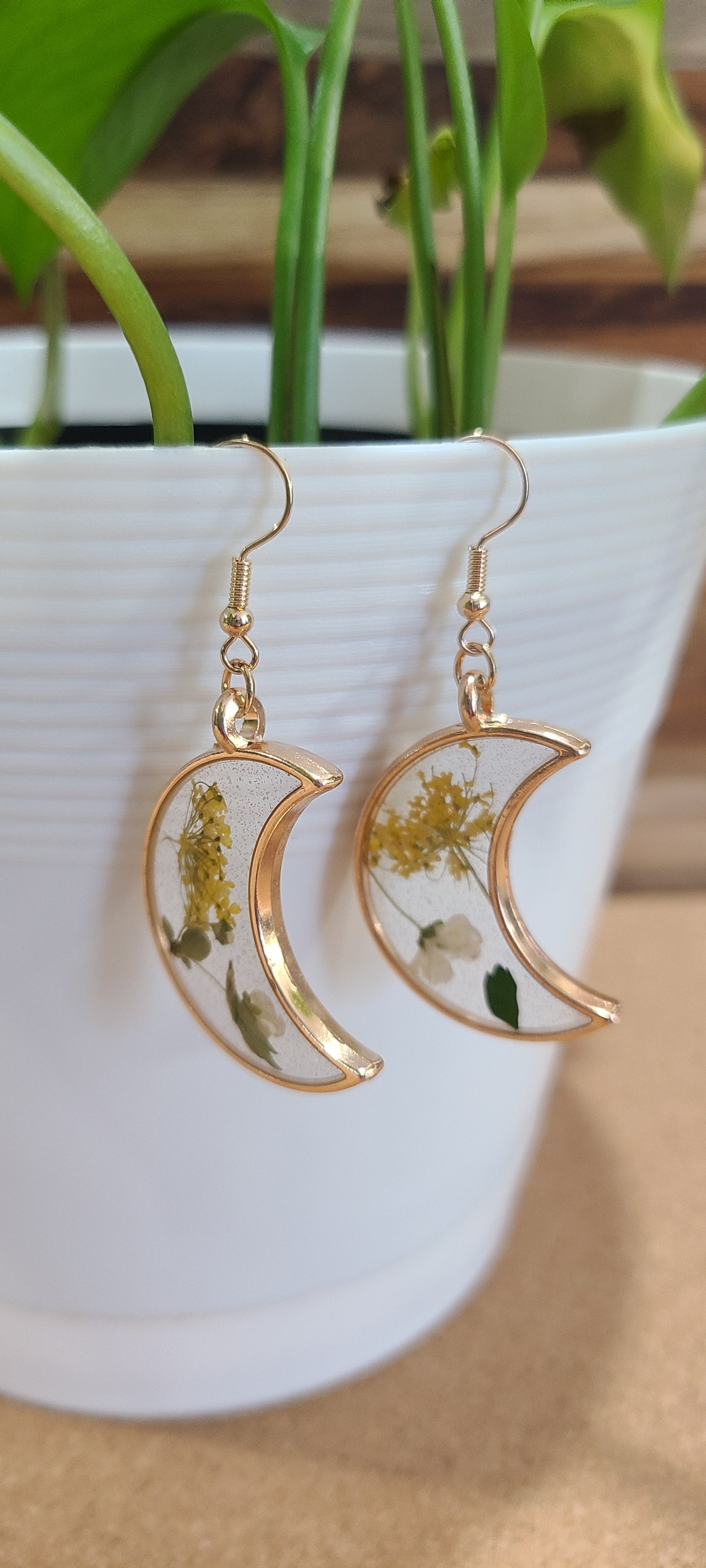 Dried Flower Earrings