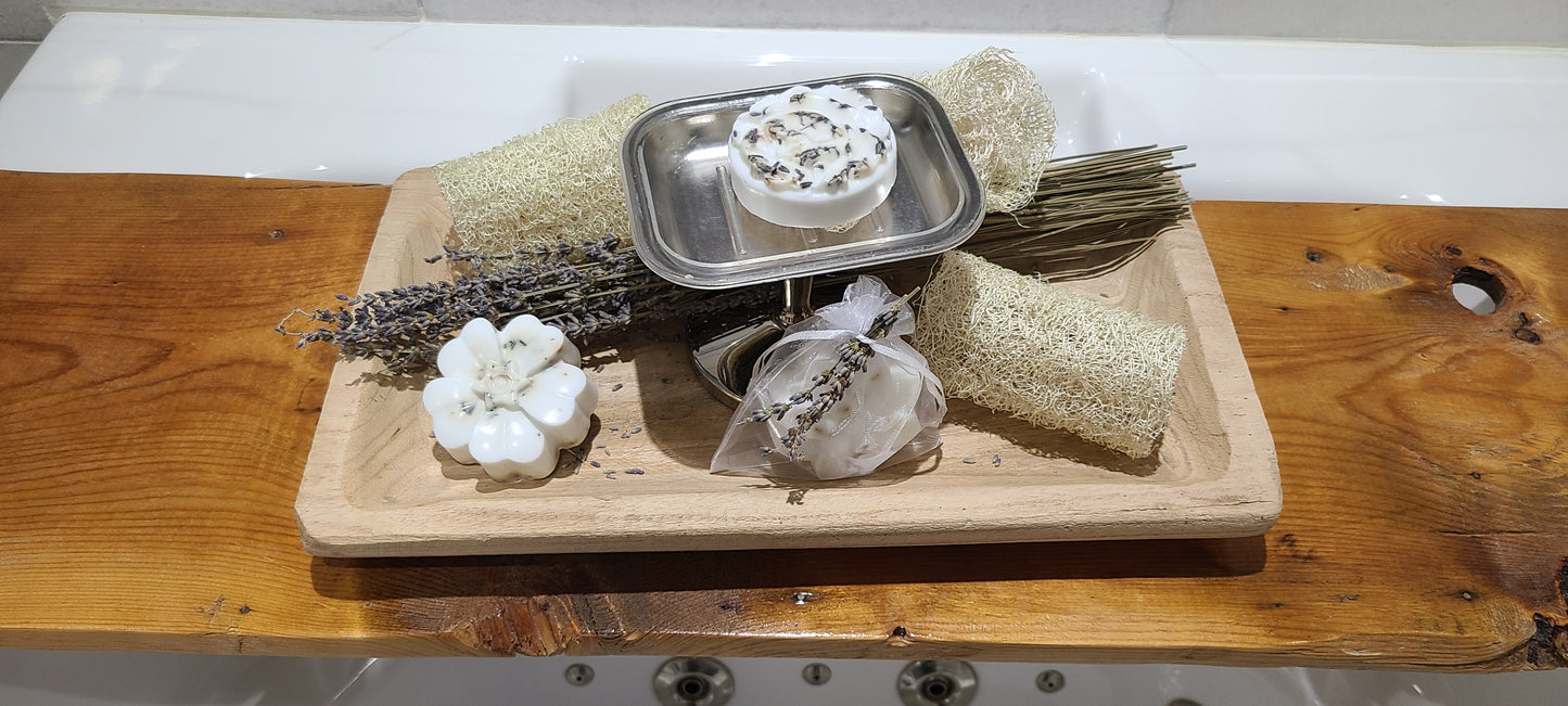 Lavender & Goat Milk Loofah Soap