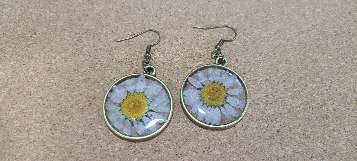 Dried Flower Earrings