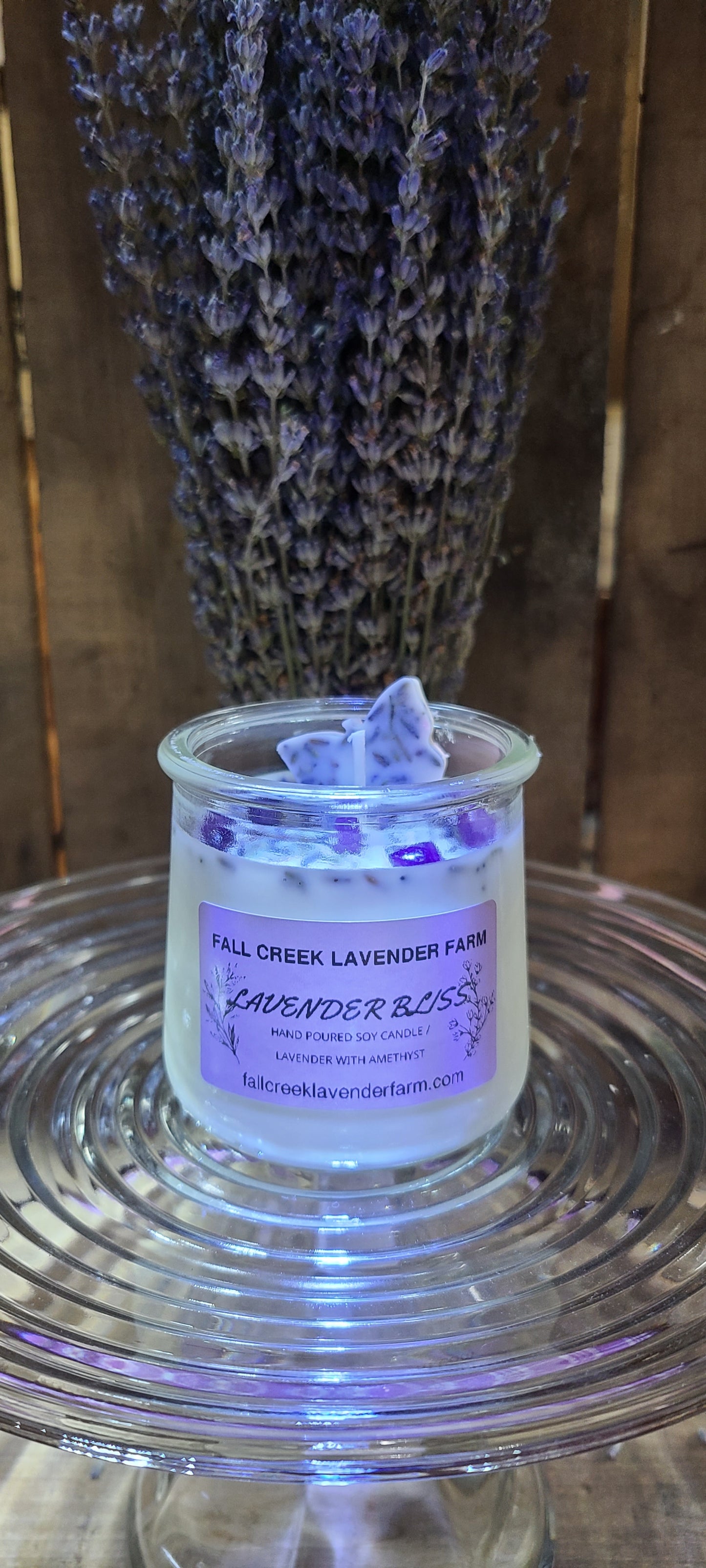 Lavender & Amethyst Soy Candle