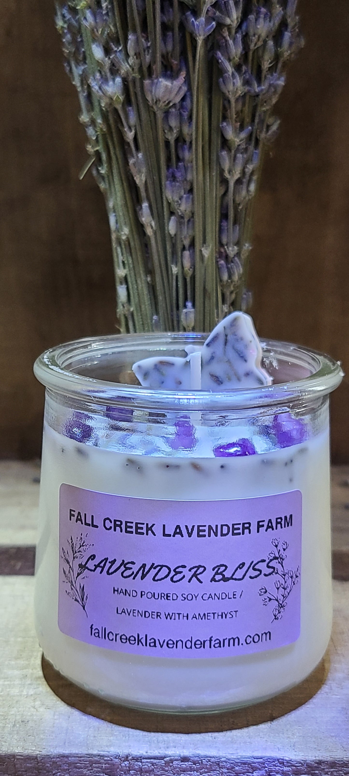 Lavender & Amethyst Soy Candle