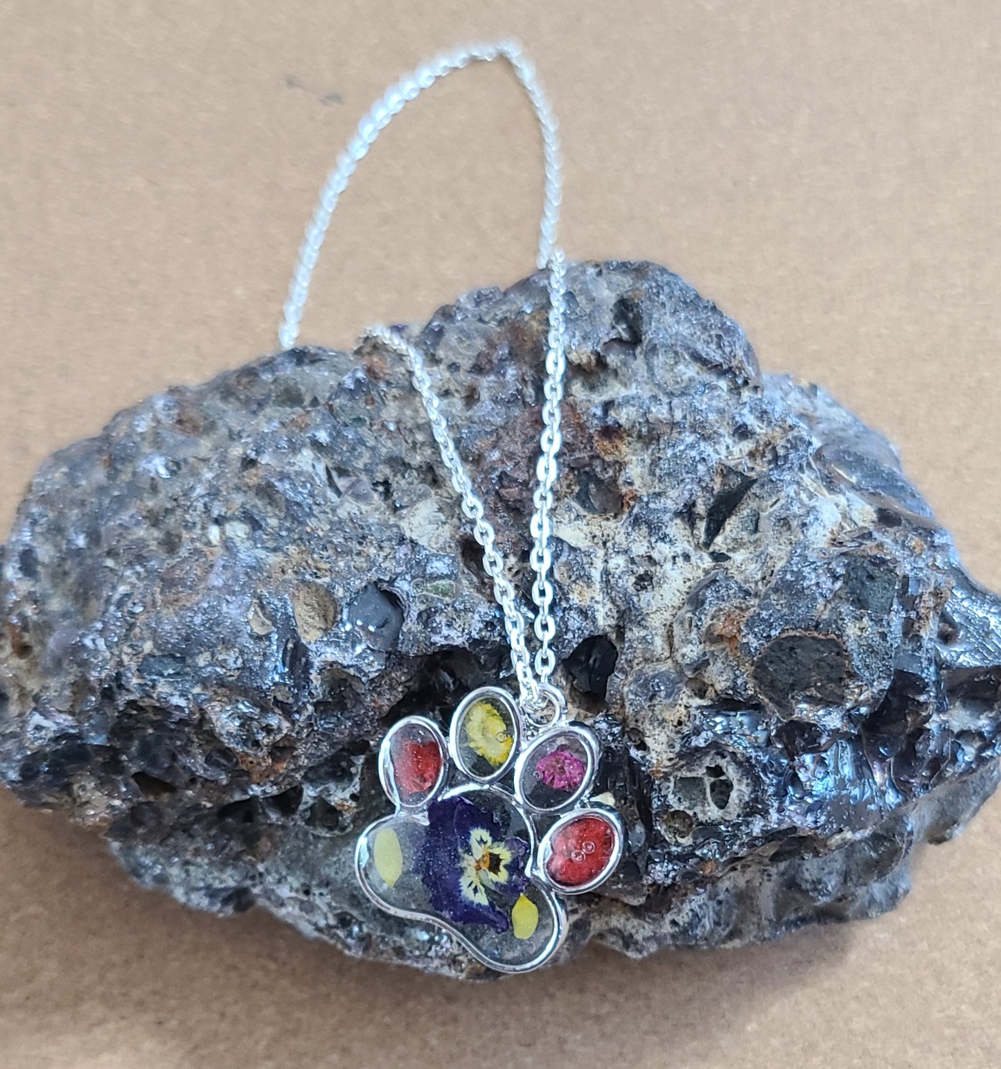 Dried Flower Necklace