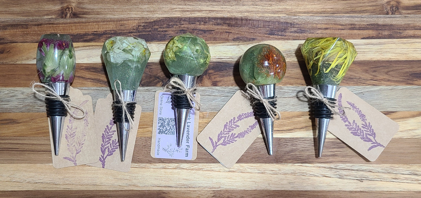 Dried Flower Wine Bottle Stopper